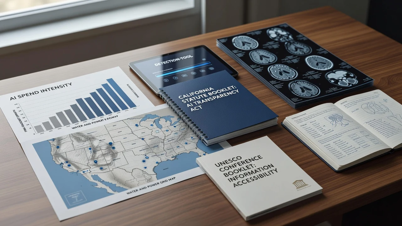 AI Footprint: Ramp–Revelio firm headcount, Ceres grid water, and California AI Transparency