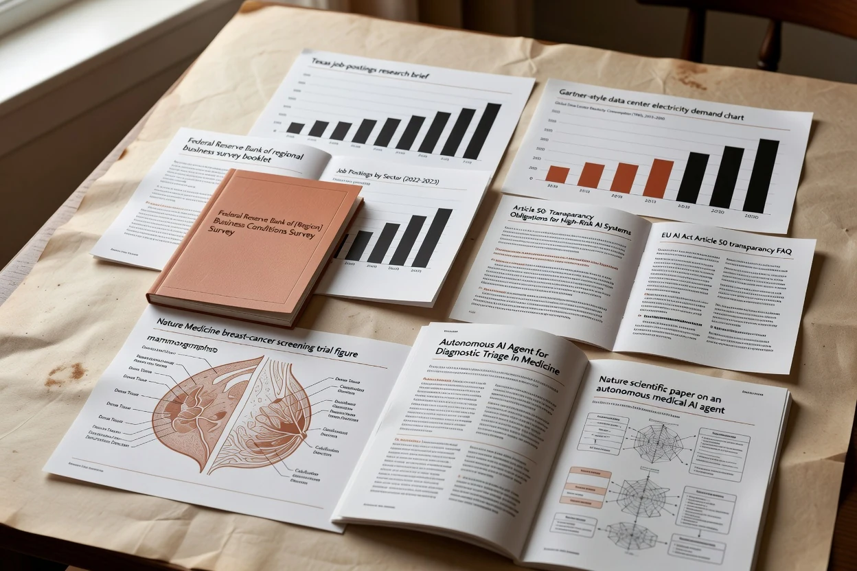 AI Footprint: NY Fed AI adoption, Gartner DC power, and NYC’s K–8 student AI ban